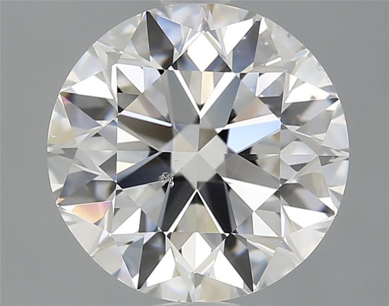 2.08ct F SI1 Rare Carat Ideal Cut Round Diamond