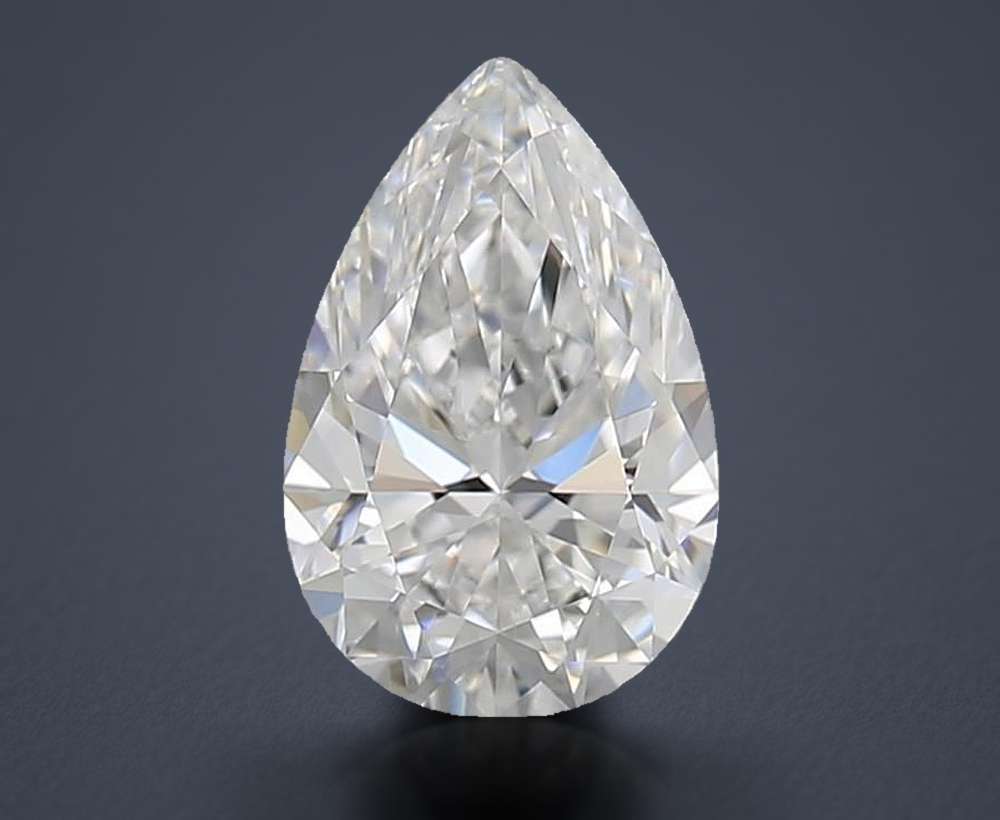 0.72 Carat Pear Natural Diamond