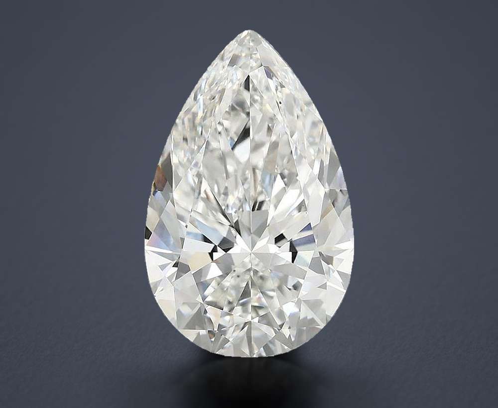 6.01 Carat Pear Lab Diamond