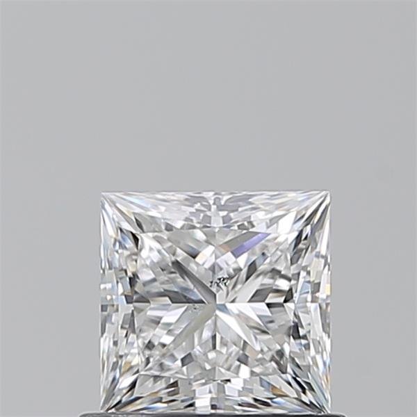 0.80ct D SI1 Rare Carat Ideal Cut Princess Diamond