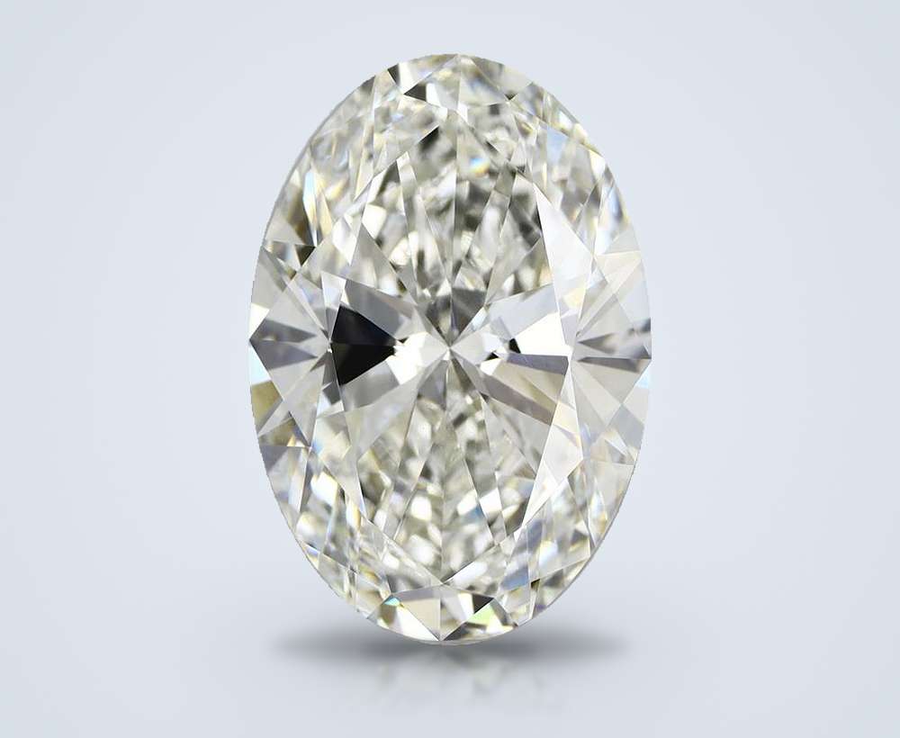 6.89 Carat Oval Lab Diamond
