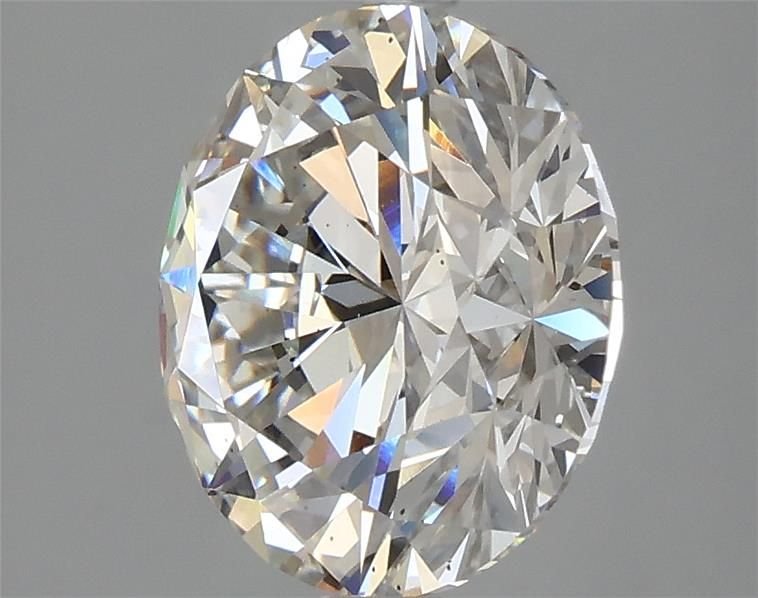 3.28ct G VS2 Rare Carat Ideal Cut Round Lab Grown Diamond