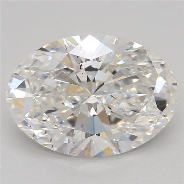 1.28ct E VS2 Rare Carat Ideal Cut Oval Lab Grown Diamond