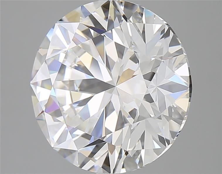 6.14ct G VVS1 Rare Carat Ideal Cut Round Diamond