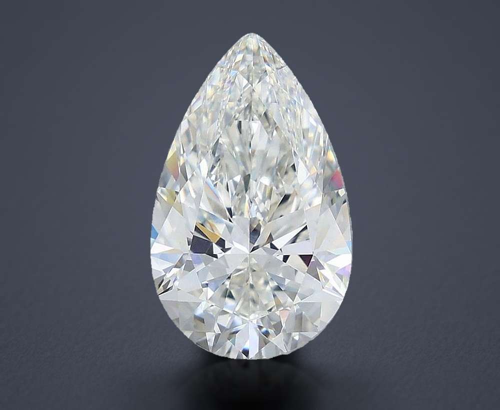 5.02 Carat Pear Lab Diamond