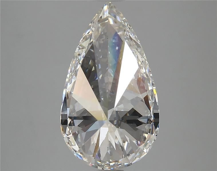 4.06ct H VS2 Rare Carat Ideal Cut Pear Lab Grown Diamond