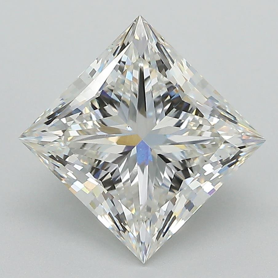 3.01ct G VS1 Rare Carat Ideal Cut Princess Lab Grown Diamond