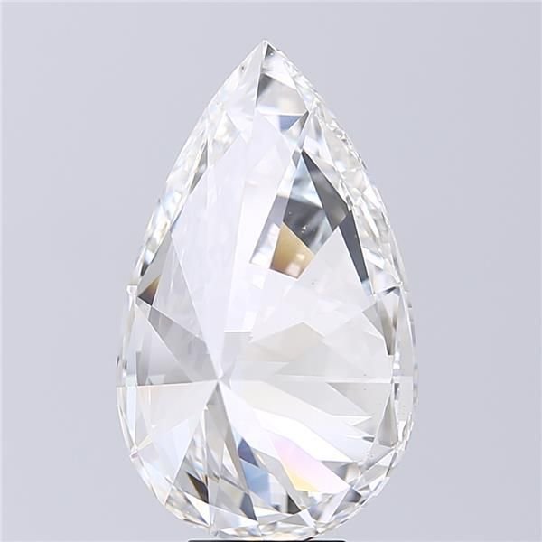 7.02ct G VS2 Rare Carat Ideal Cut Pear Diamond