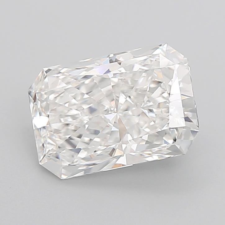 3.09ct E VVS2 Rare Carat Ideal Cut Radiant Lab Grown Diamond