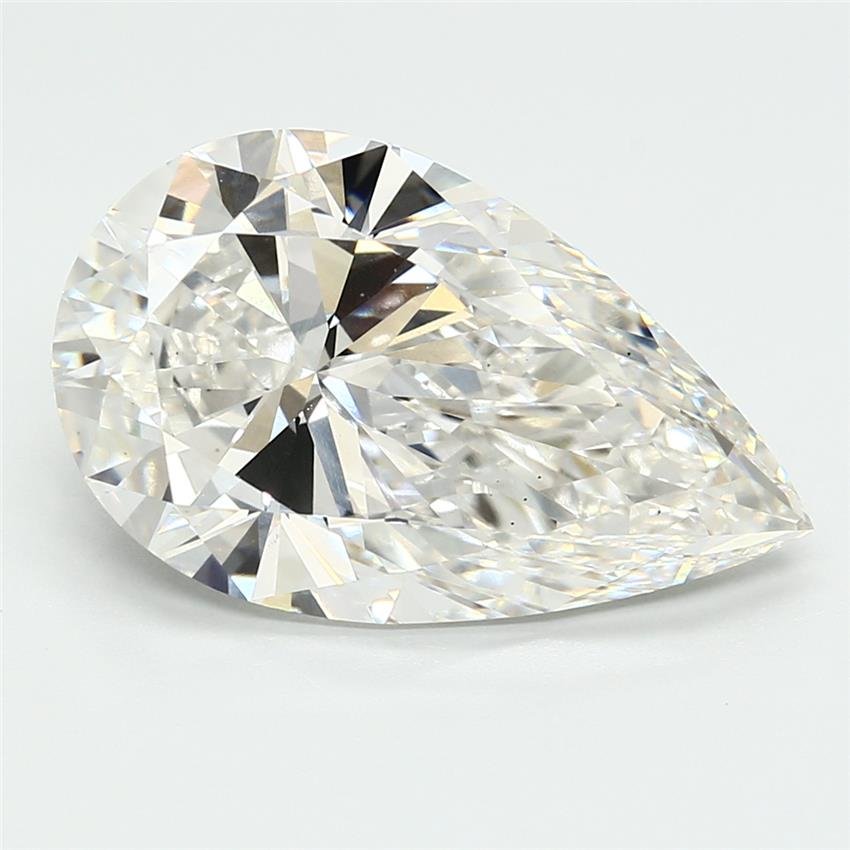 7.20ct F VS1 Rare Carat Ideal Cut Pear Lab Grown Diamond