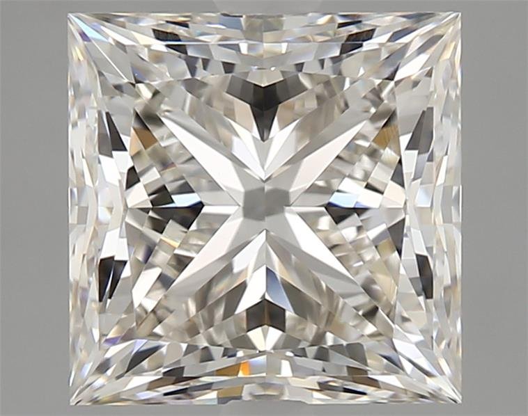 3.03ct J VS1 Rare Carat Ideal Cut Princess Diamond