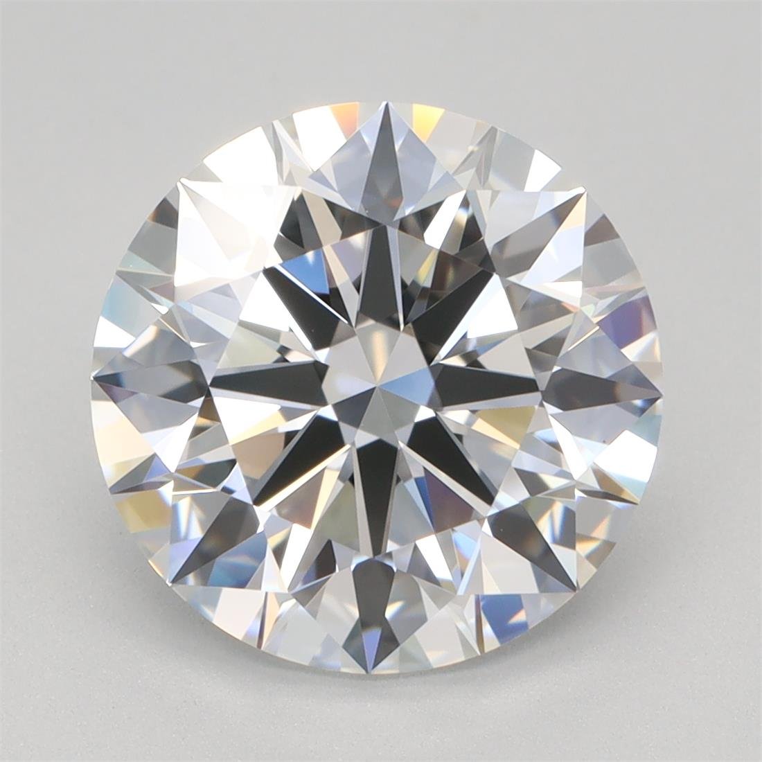 3.24ct F VVS1 Rare Carat Ideal Cut Round Lab Grown Diamond