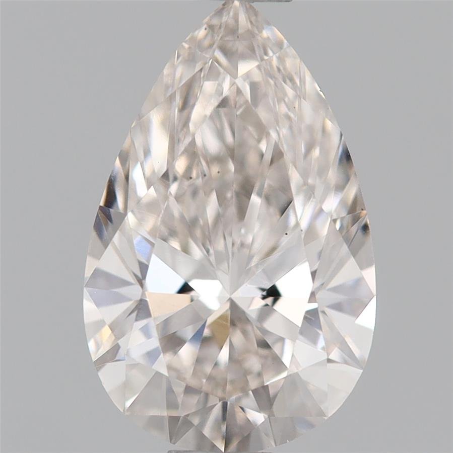 0.76ct H VS1 Rare Carat Ideal Cut Pear Lab Grown Diamond