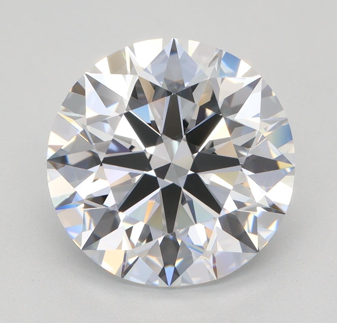 3.34ct D VVS2 Rare Carat Ideal Cut Round Lab Grown Diamond