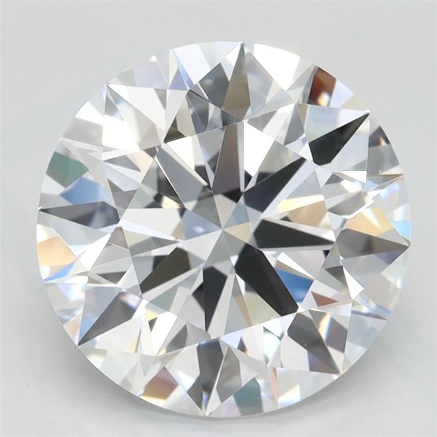3.18ct D IF Rare Carat Ideal Cut Round Lab Grown Diamond
