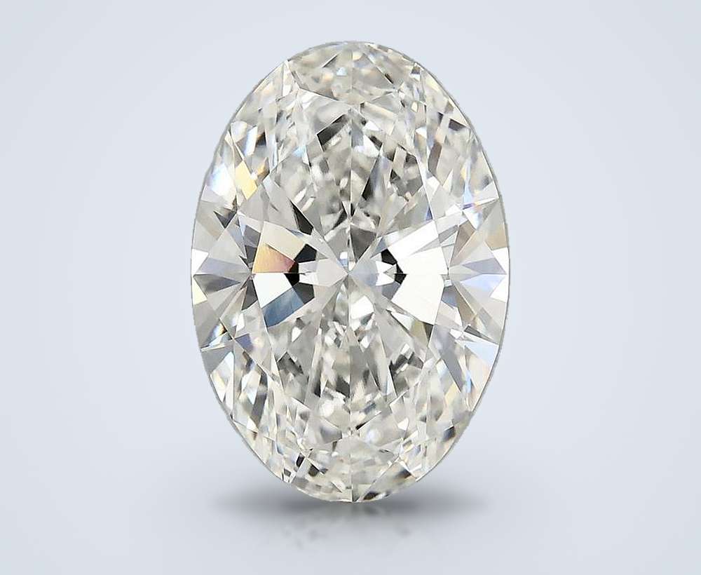 3.76 Carat Oval Lab Diamond