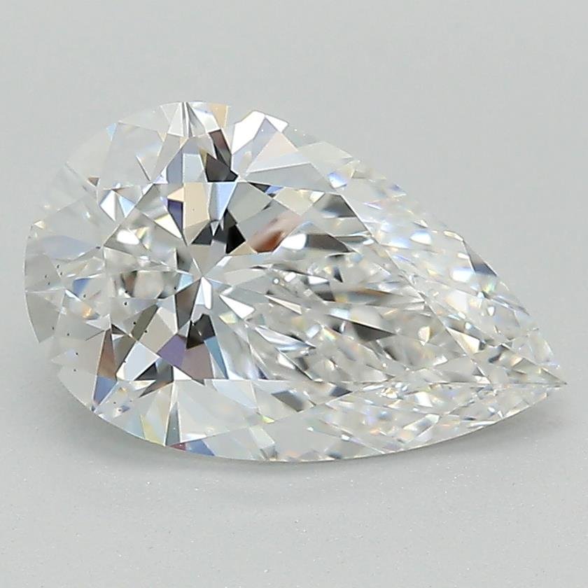 1.78ct E VS2 Rare Carat Ideal Cut Pear Lab Grown Diamond