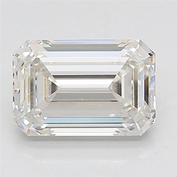 1.63ct H VS1 Rare Carat Ideal Cut Emerald Lab Grown Diamond