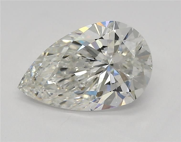 2.59ct F VS1 Rare Carat Ideal Cut Pear Lab Grown Diamond