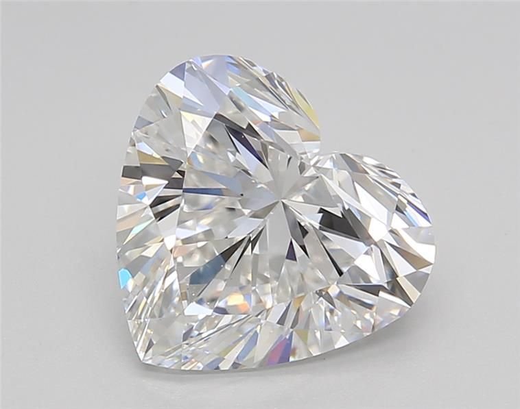 3.02ct E VS1 Rare Carat Ideal Cut Heart Lab Grown Diamond