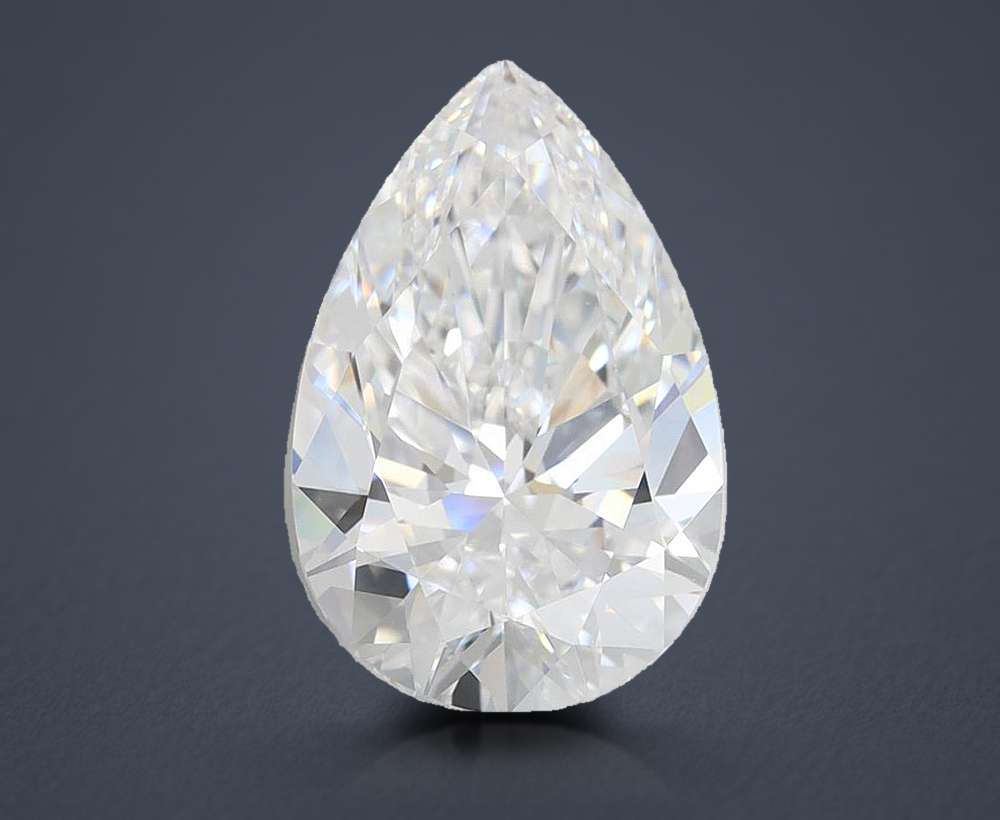3.53 Carat Pear Lab Diamond