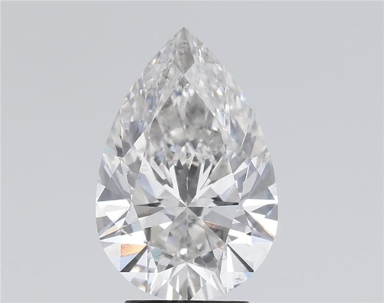 3.51ct H SI1 Rare Carat Ideal Cut Pear Lab Grown Diamond