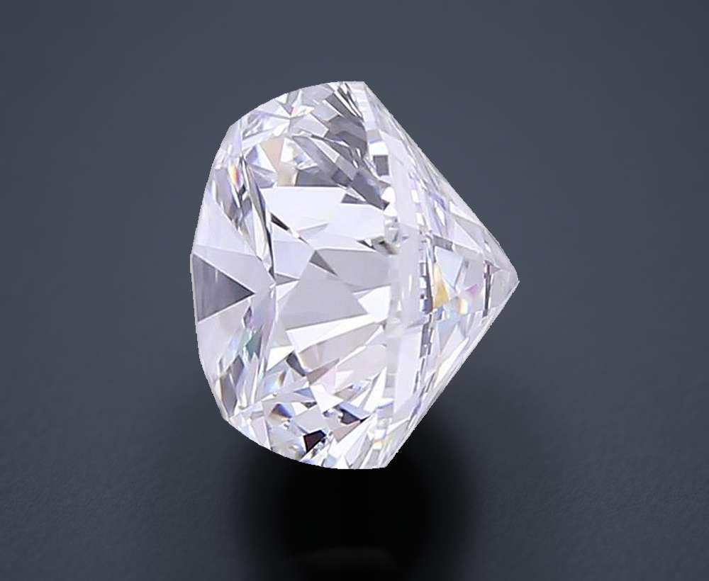 6.33 Carat Round Lab Diamond