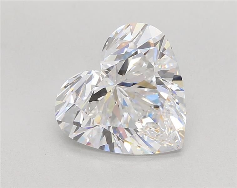 3.55ct D VVS2 Rare Carat Ideal Cut Heart Lab Grown Diamond