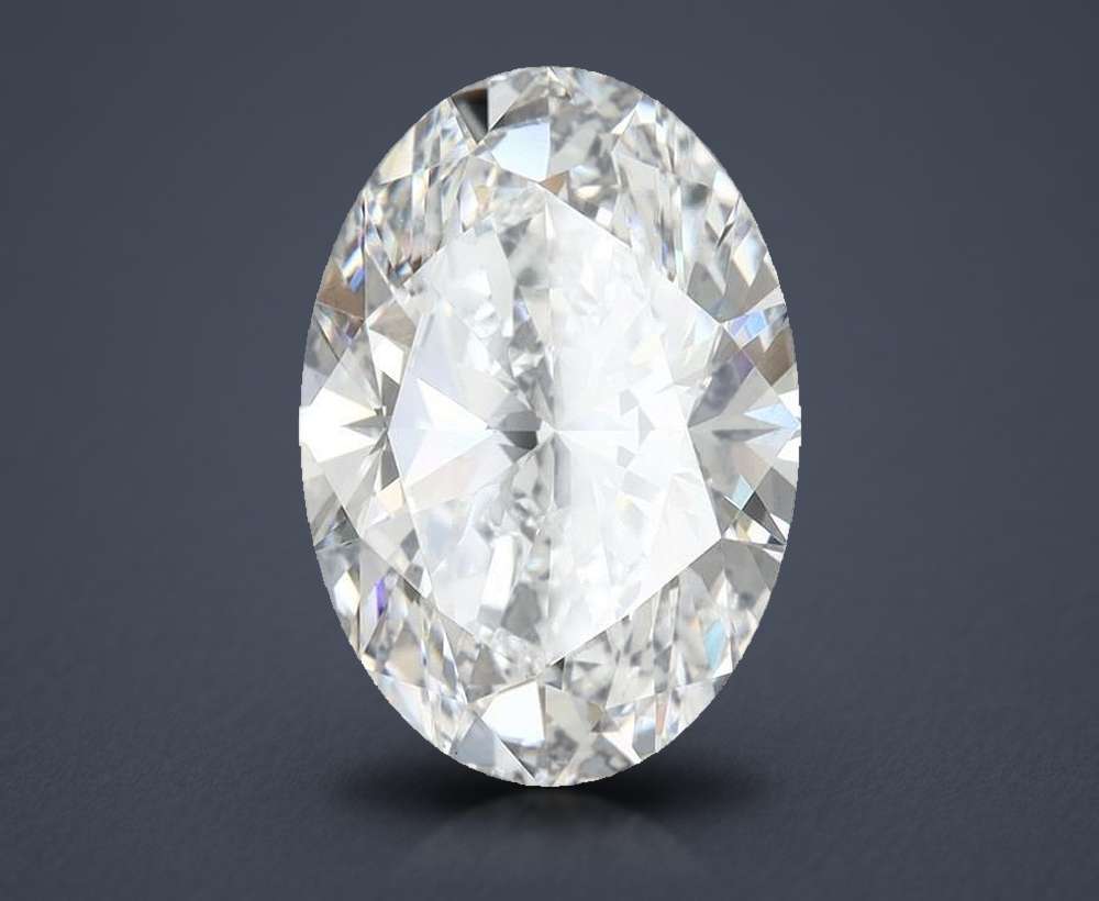 5.81 Carat Oval Lab Diamond