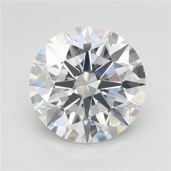 3.58ct E VVS2 Rare Carat Ideal Cut Round Lab Grown Diamond