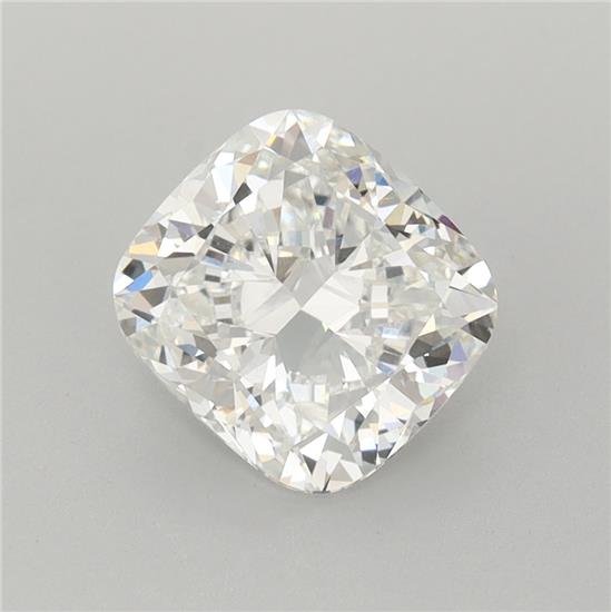 2.04ct F VVS2 Rare Carat Ideal Cut Cushion Lab Grown Diamond