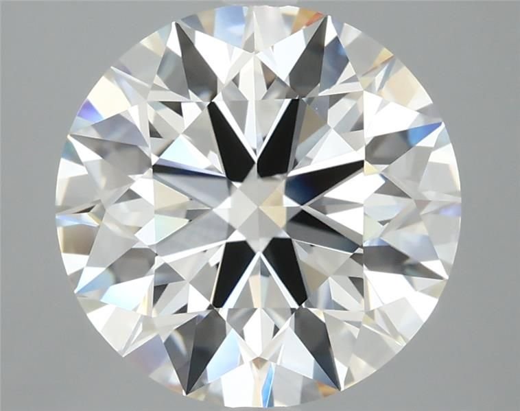 5.04ct H VVS2 Rare Carat Ideal Cut Round Lab Grown Diamond