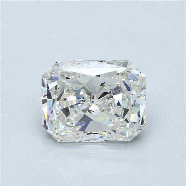 3.05ct J SI1 Very Good Cut Radiant Diamond