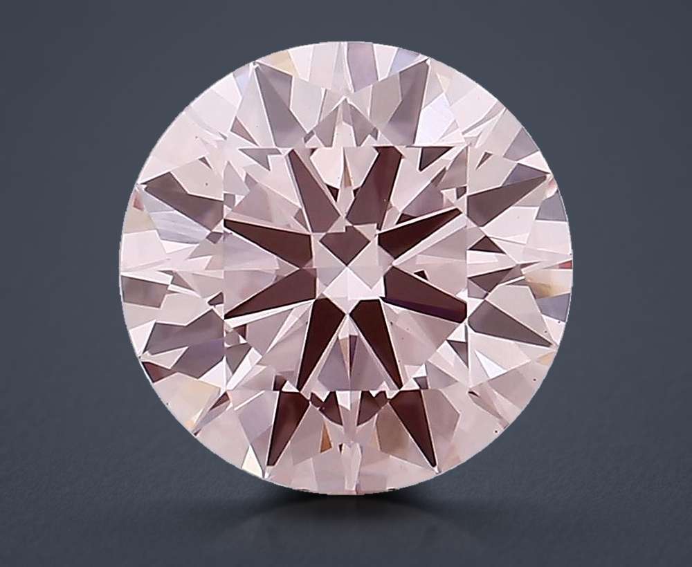 1.78 Ct. Fancy Intense Pink Round Lab Diamond