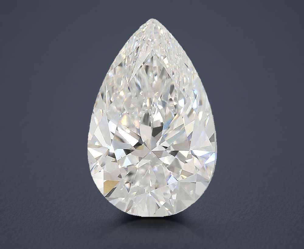 7.22 Carat Pear Lab Diamond