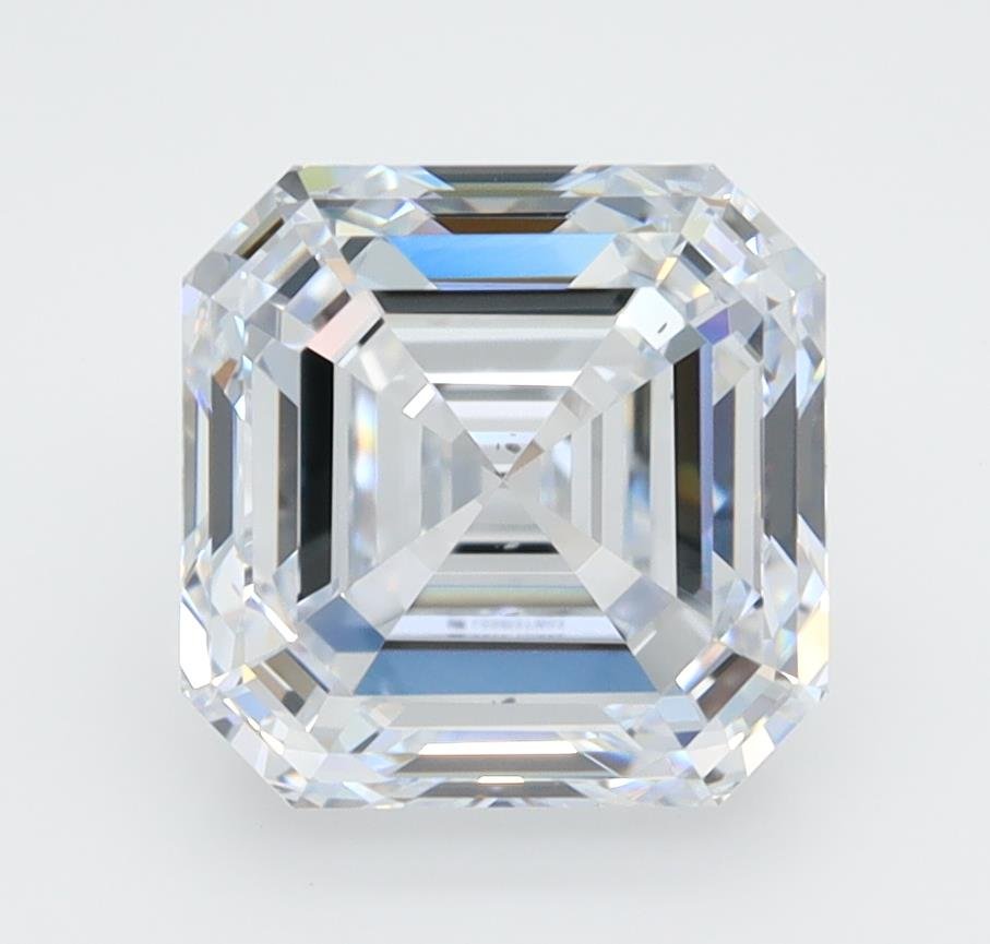 2.04ct F VS2 Rare Carat Ideal Cut Asscher Lab Grown Diamond