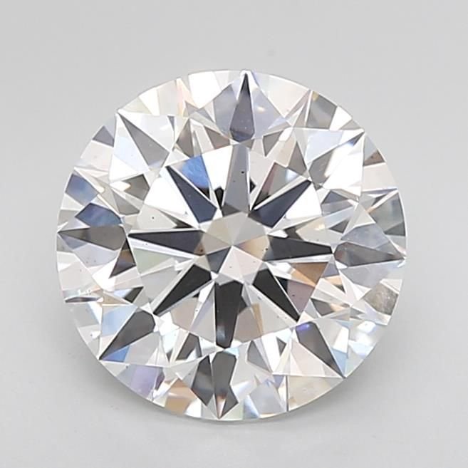 3.02ct D VS2 Rare Carat Ideal Cut Round Lab Grown Diamond