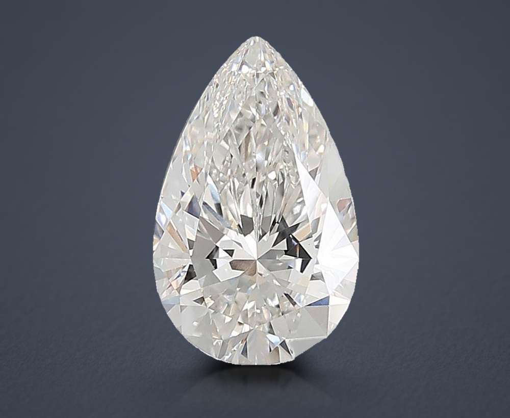 6.36 Carat Pear Lab Diamond