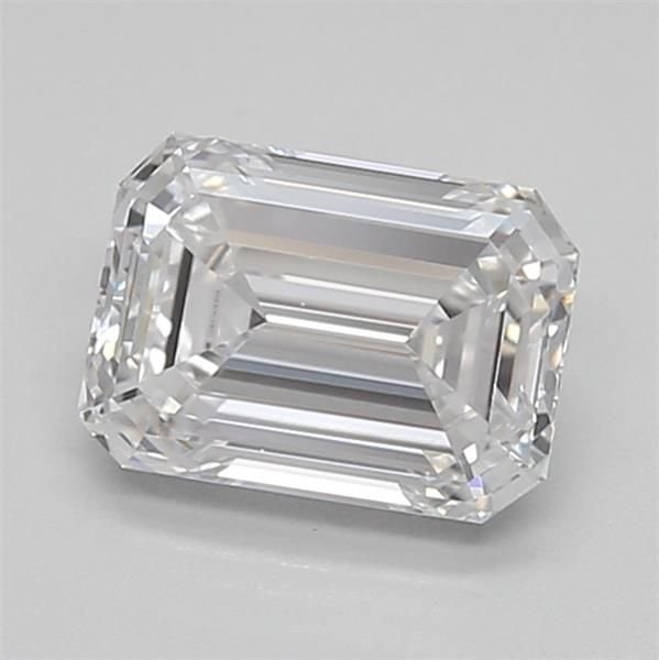 0.93ct D VVS1 Rare Carat Ideal Cut Emerald Lab Grown Diamond