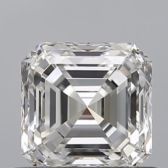 0.80ct F VS2 Excellent Cut Asscher Diamond