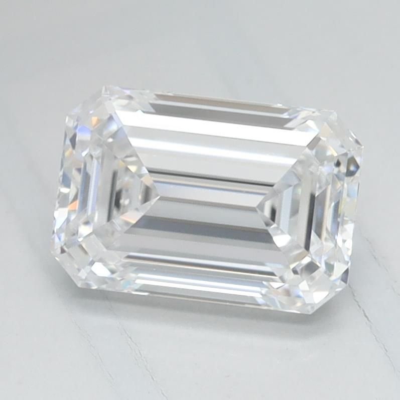 1.05ct D VVS2 Excellent Cut Emerald Lab Grown Diamond