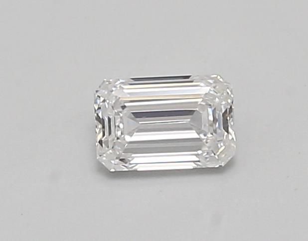 0.53ct D VVS2 Rare Carat Ideal Cut Emerald Lab Grown Diamond