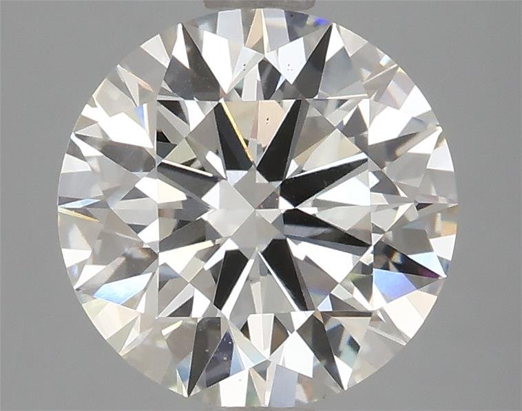 3.13ct H VS2 Rare Carat Ideal Cut Round Lab Grown Diamond