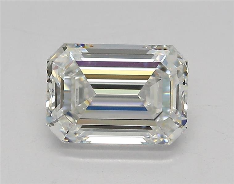 1.55ct E VVS1 Rare Carat Ideal Cut Emerald Lab Grown Diamond
