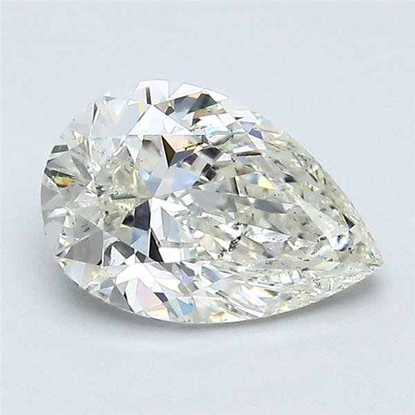 1.50ct J SI2 Excellent Cut Pear Diamond