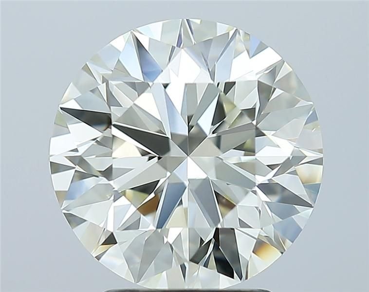 3.22ct J VS2 Rare Carat Ideal Cut Round Diamond
