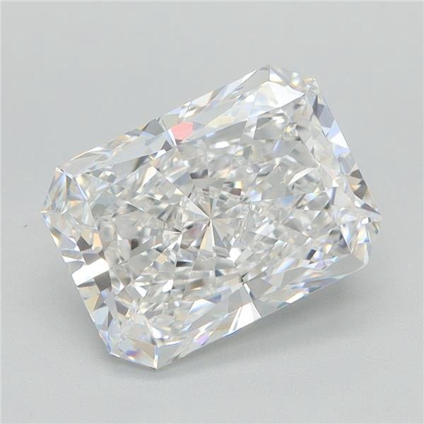 3.04ct E VVS2 Rare Carat Ideal Cut Radiant Lab Grown Diamond