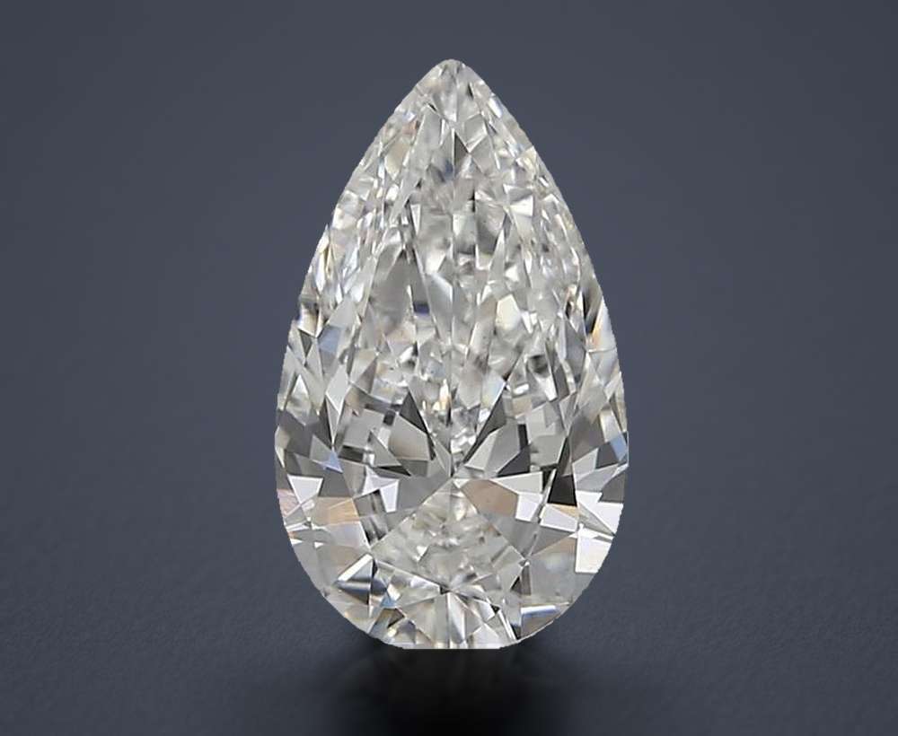 1.00 Carat Pear Lab Diamond