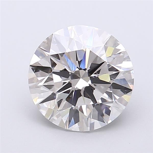 2.01ct F VS2 Rare Carat Ideal Cut Round Lab Grown Diamond