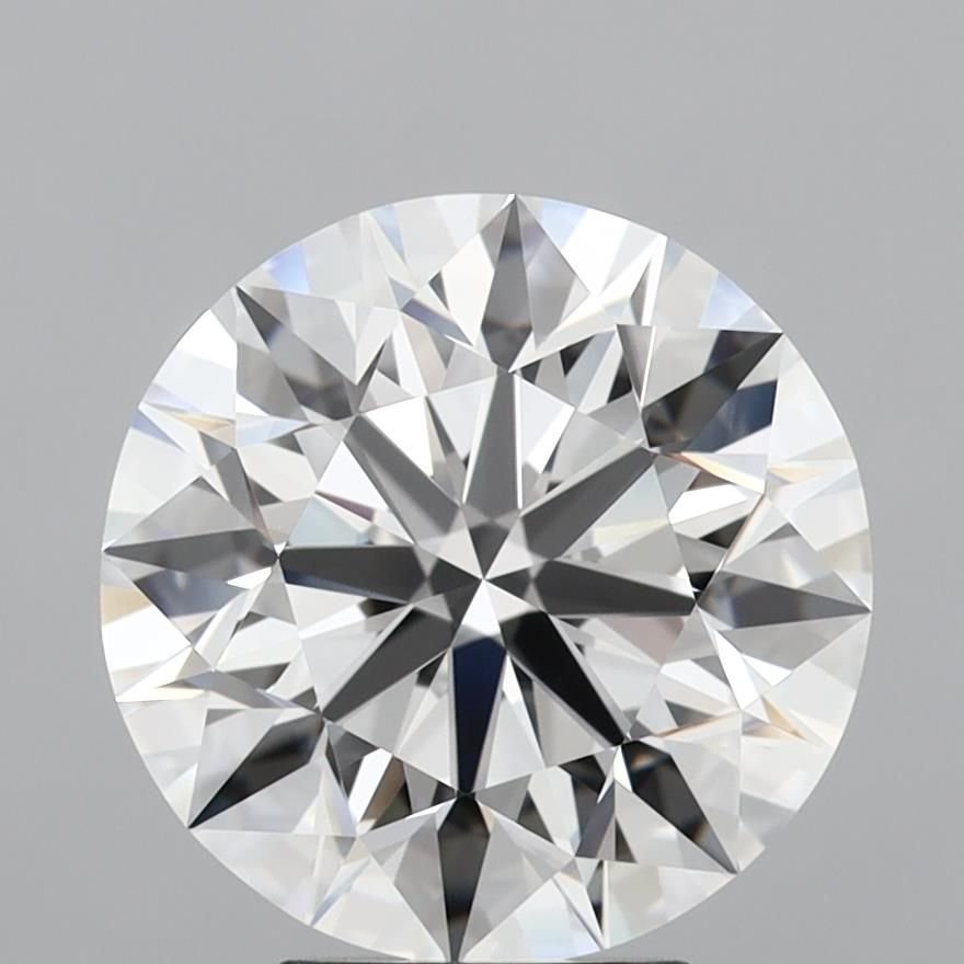 5.27ct F VVS1 Rare Carat Ideal Cut Round Lab Grown Diamond